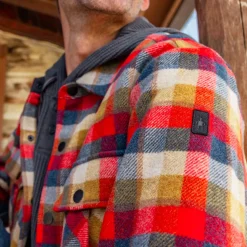 Anchor Line Shirt Jacket