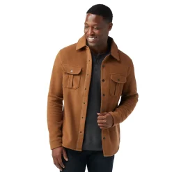 Anchor Line Shirt Jacket