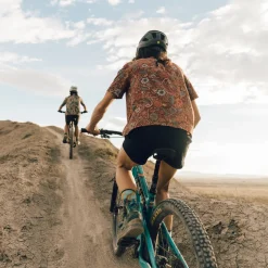 Bike Rugged Ride Print Crew Socks