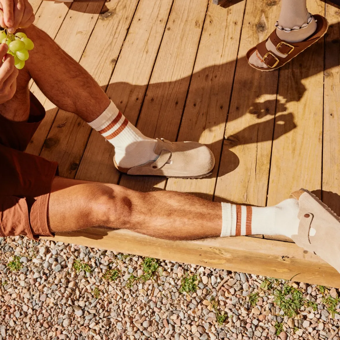 Everyday Athletic Striped Crew Socks