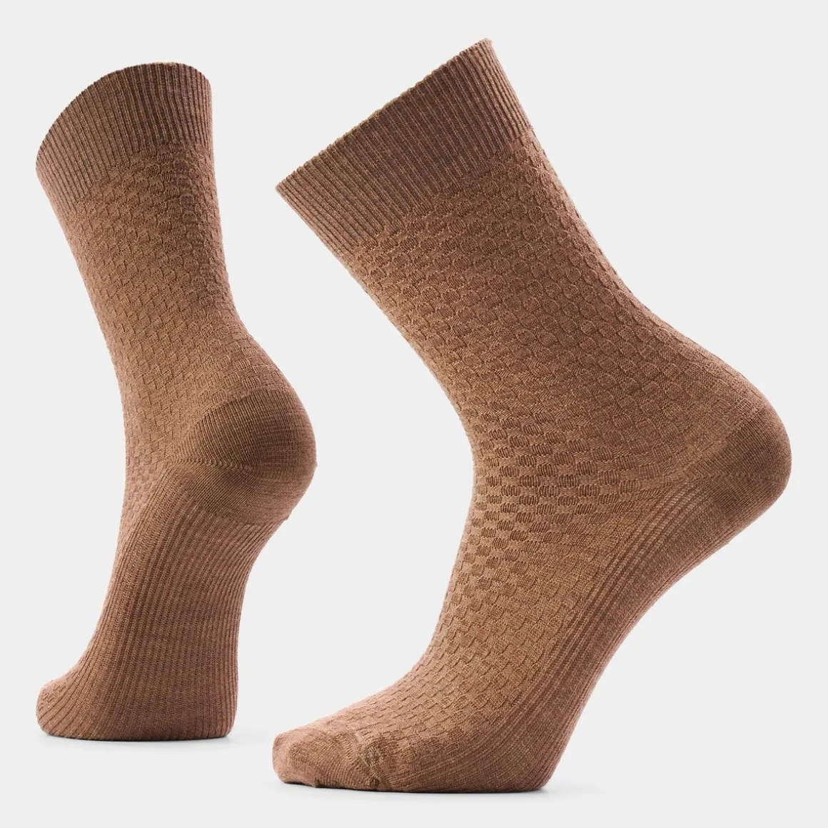 Everyday Basketweave Crew Socks