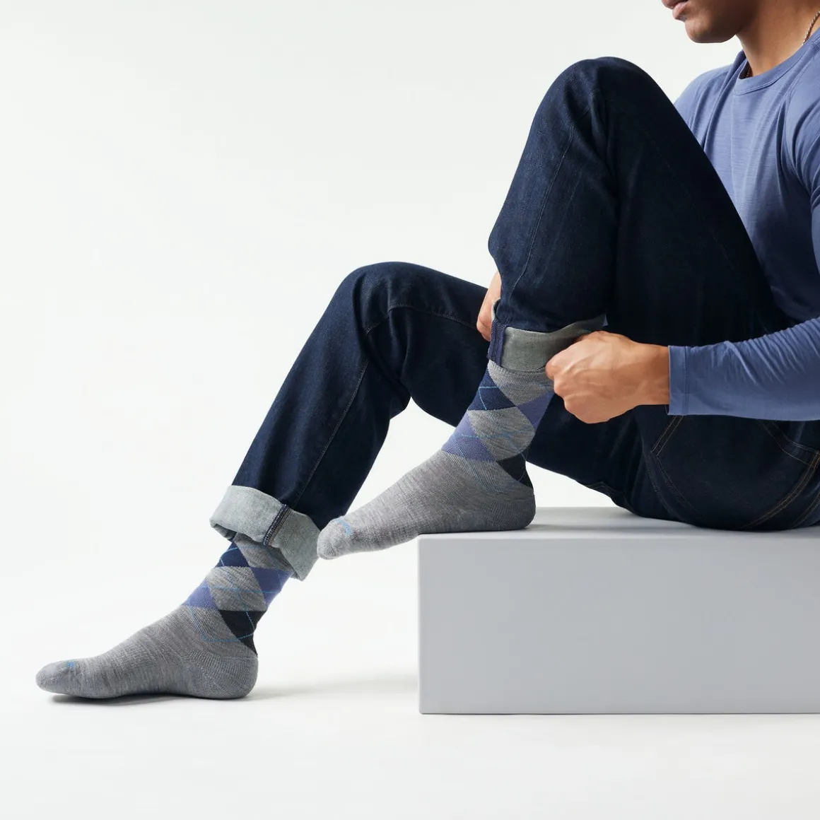 Everyday Diamond Jim Argyle Crew Socks