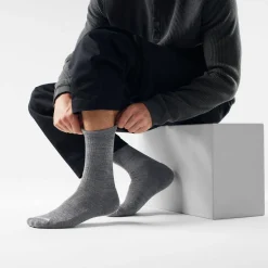 Everyday Solid Rib Crew Socks