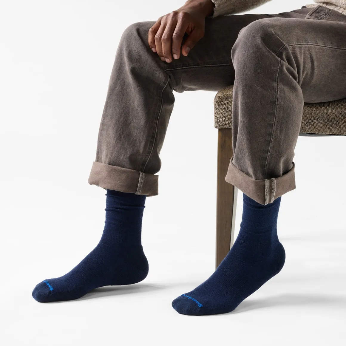 Everyday Solid Rib Crew Socks