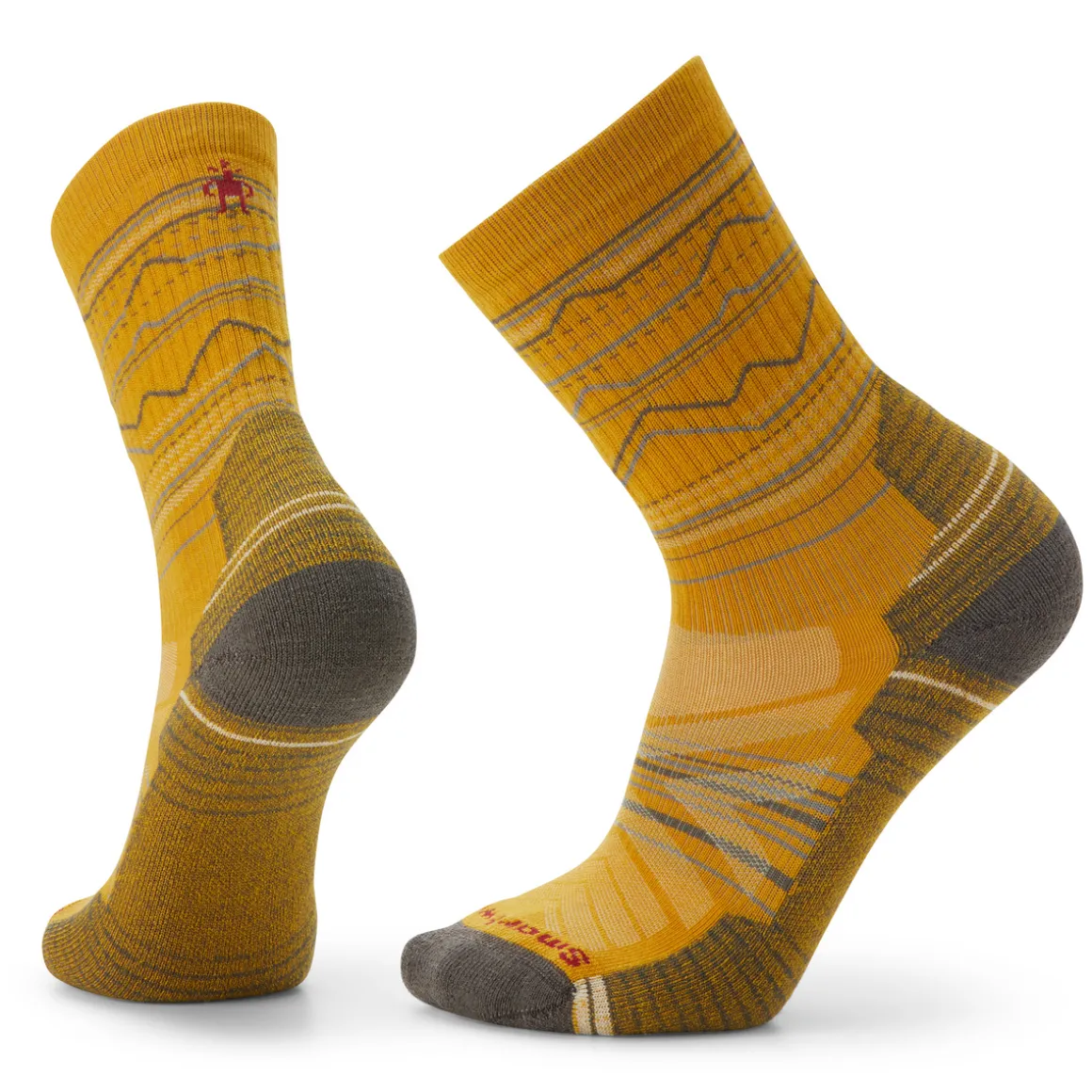 Hike Mountain Range Crew Socks
