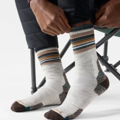 Hike Striped Crew Socks