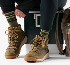 Hike Striped Crew Socks