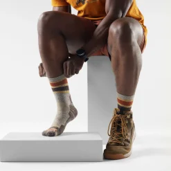 Hike Striped Mid Crew Socks