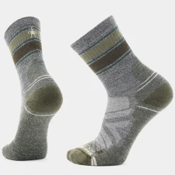 Hike Striped Mid Crew Socks