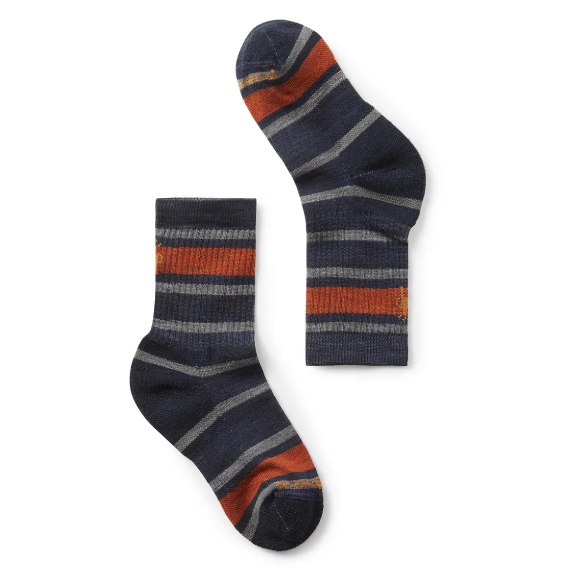 Kids' Hike Striped Crew Socks