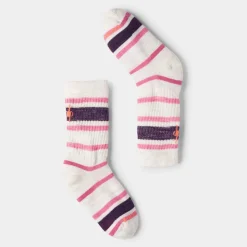 Kids' Hike Striped Crew Socks
