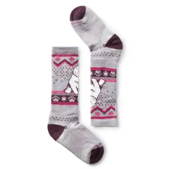 Kids' Wintersport Polar Bear Pattern Over The Calf Socks