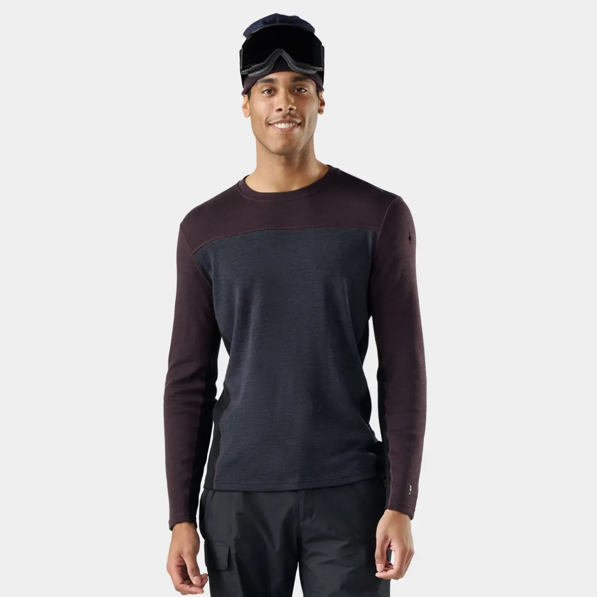 Men's Classic Thermal Merino Base Layer Colorblock Crew