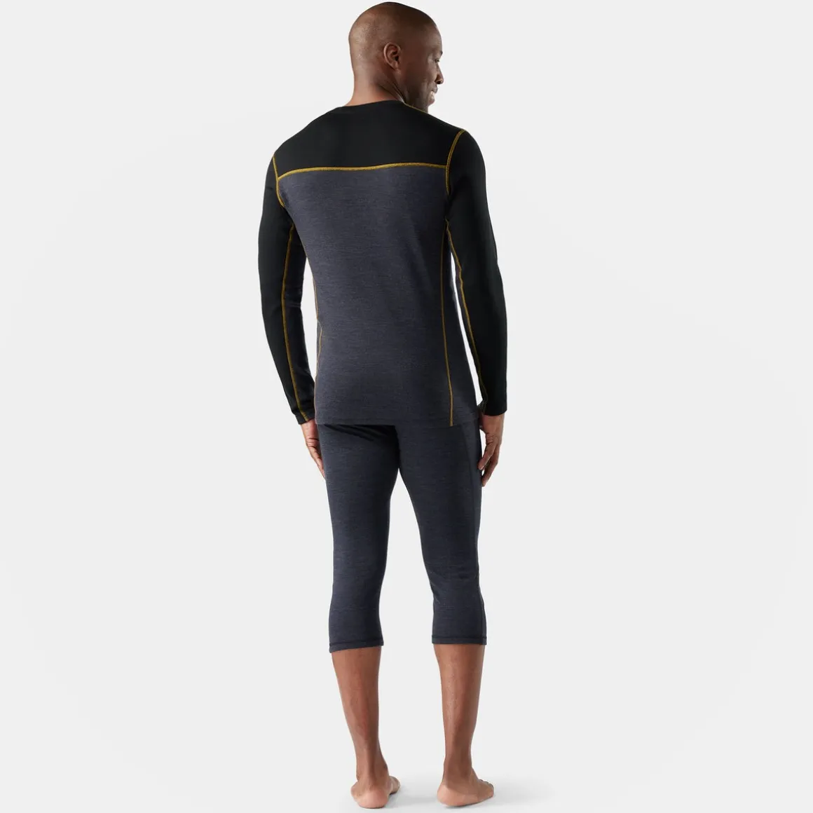 Men's Classic Thermal Merino Base Layer Colorblock Crew