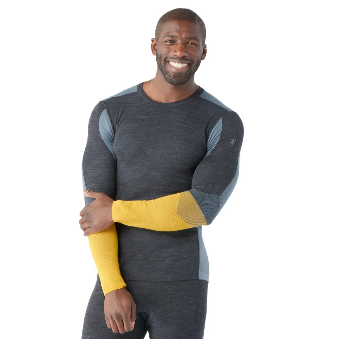 Men's Intraknit™ Thermal Merino Base Layer Colorblock Crew