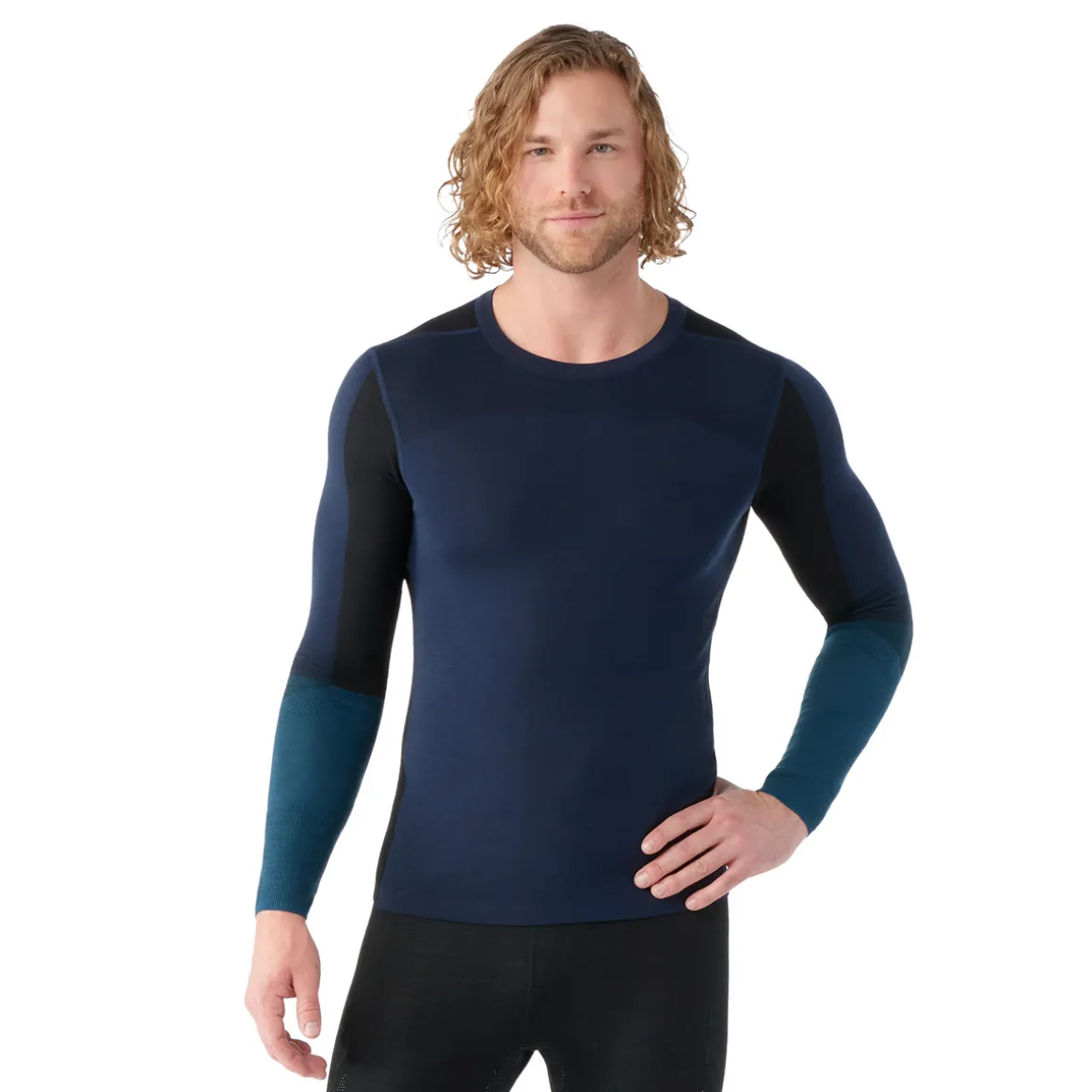 Men's Intraknit™ Thermal Merino Base Layer Colorblock Crew