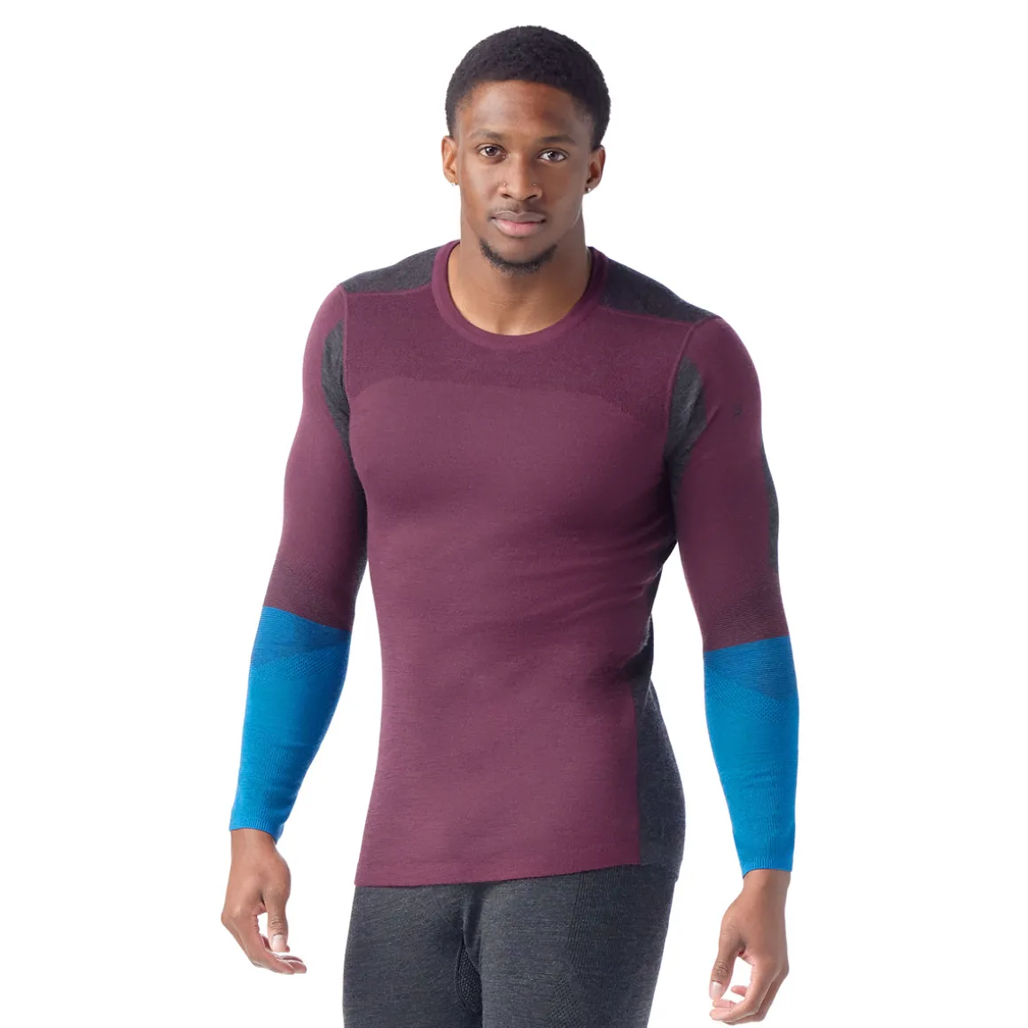 Men's Intraknit™ Thermal Merino Base Layer Colorblock Crew