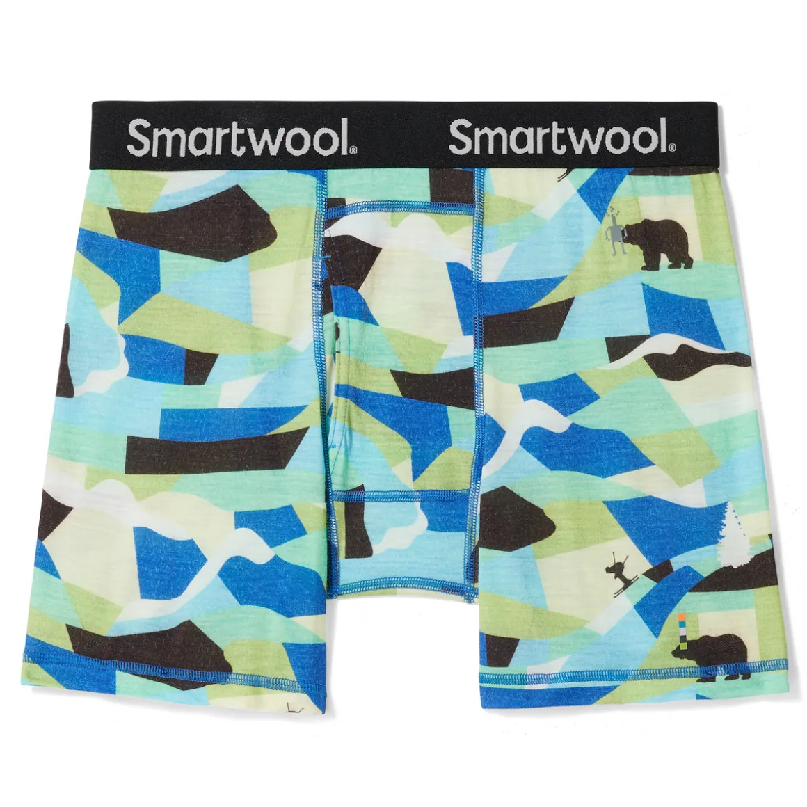Men's Merino Print Boxer Brief