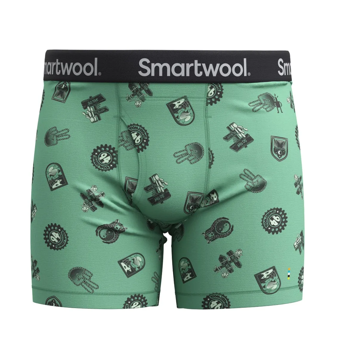 Men's Merino Print Boxer Brief
