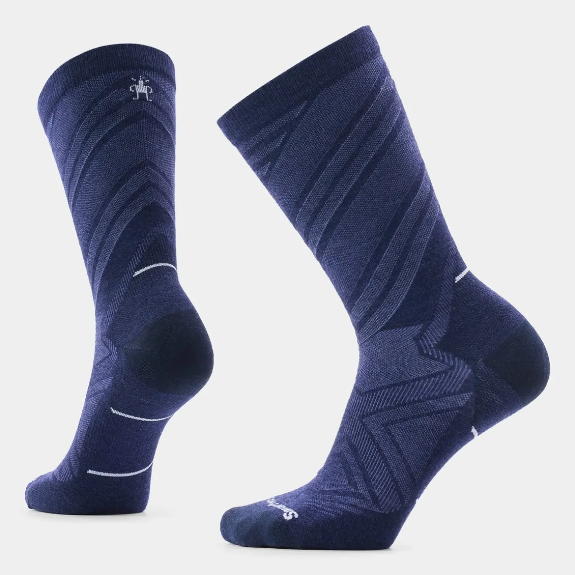 Run Pattern Crew Socks