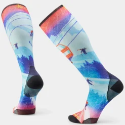 Ski Ski Day Print Over The Calf Socks