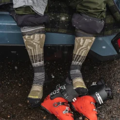 Ski Summit Shot Over The Calf Socks