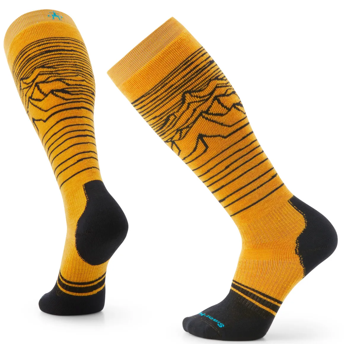 Snowboard Iguchi Pattern Over The Calf Socks