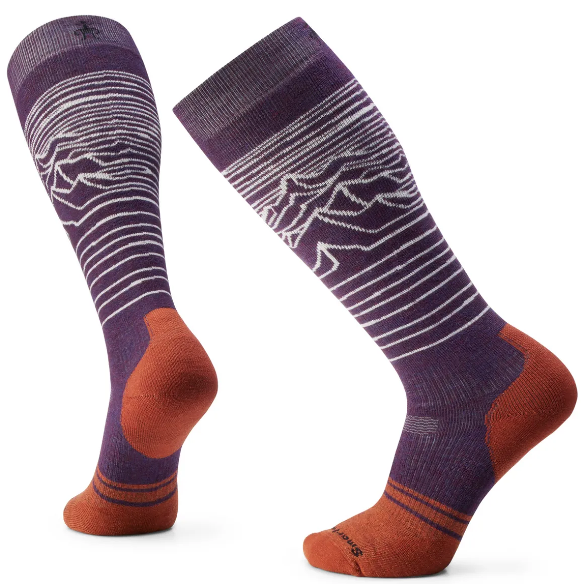 Snowboard Iguchi Pattern Over The Calf Socks