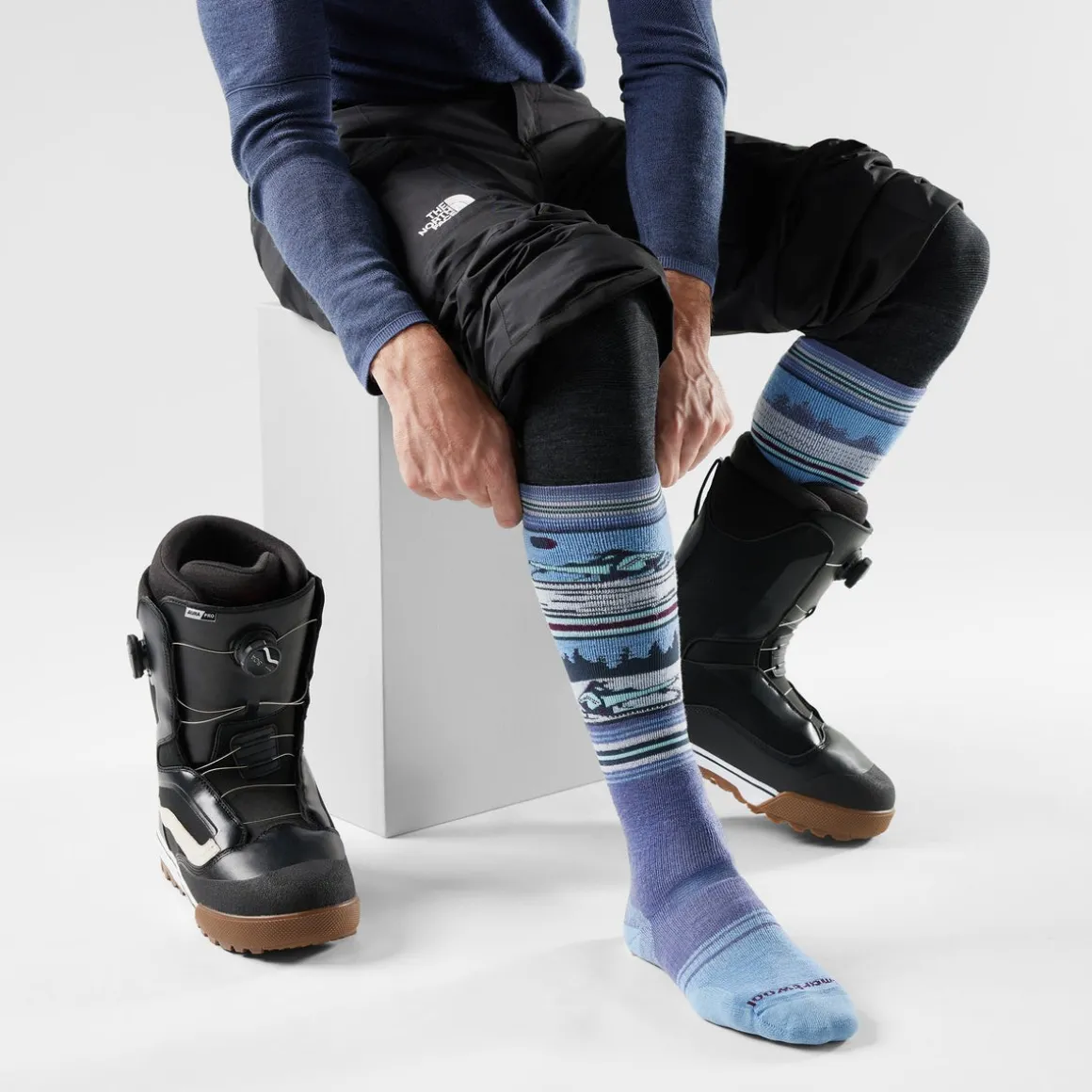 Snowboard Snowmobile Over The Calf Socks