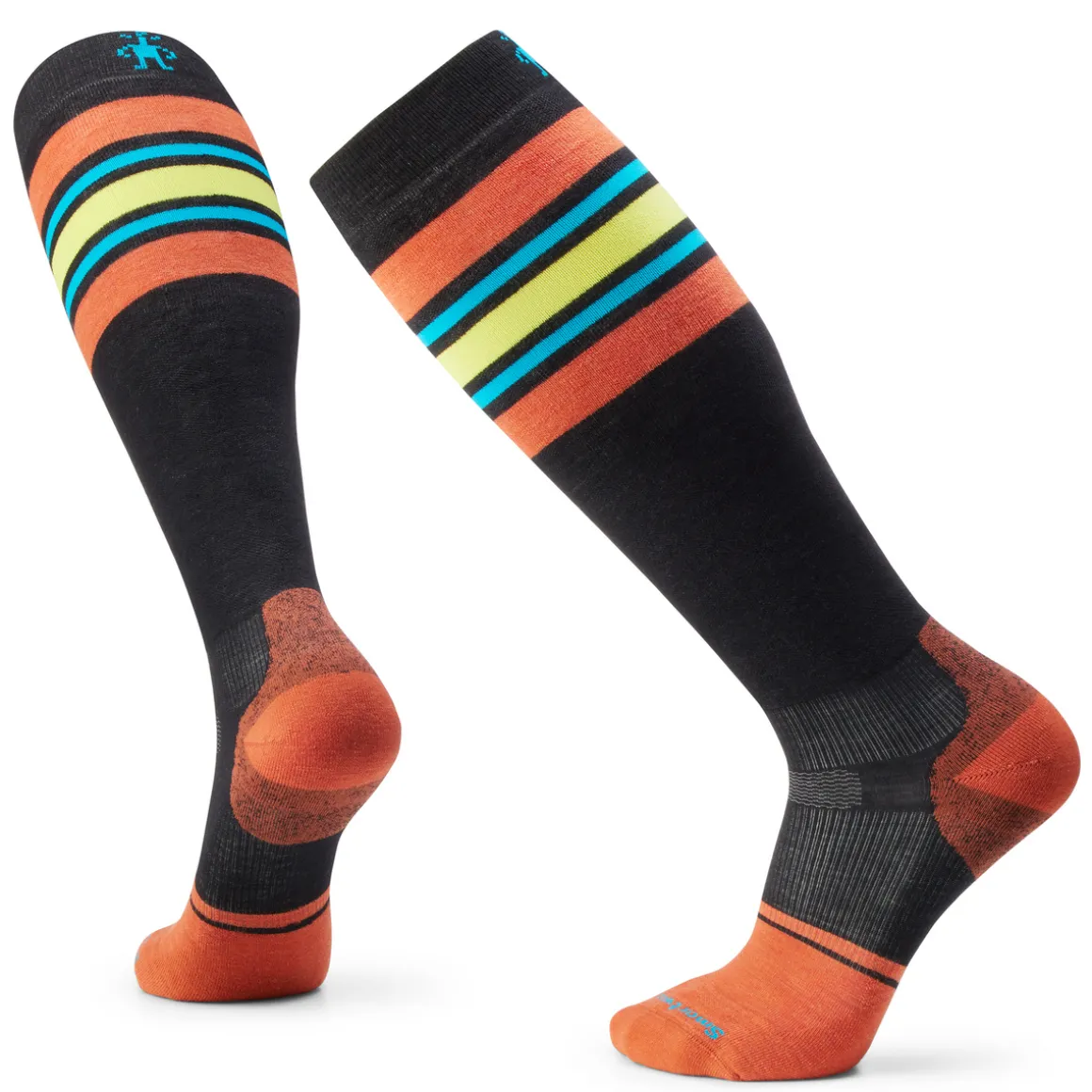 Snowboard Stripe Extra Stretch Over The Calf Socks