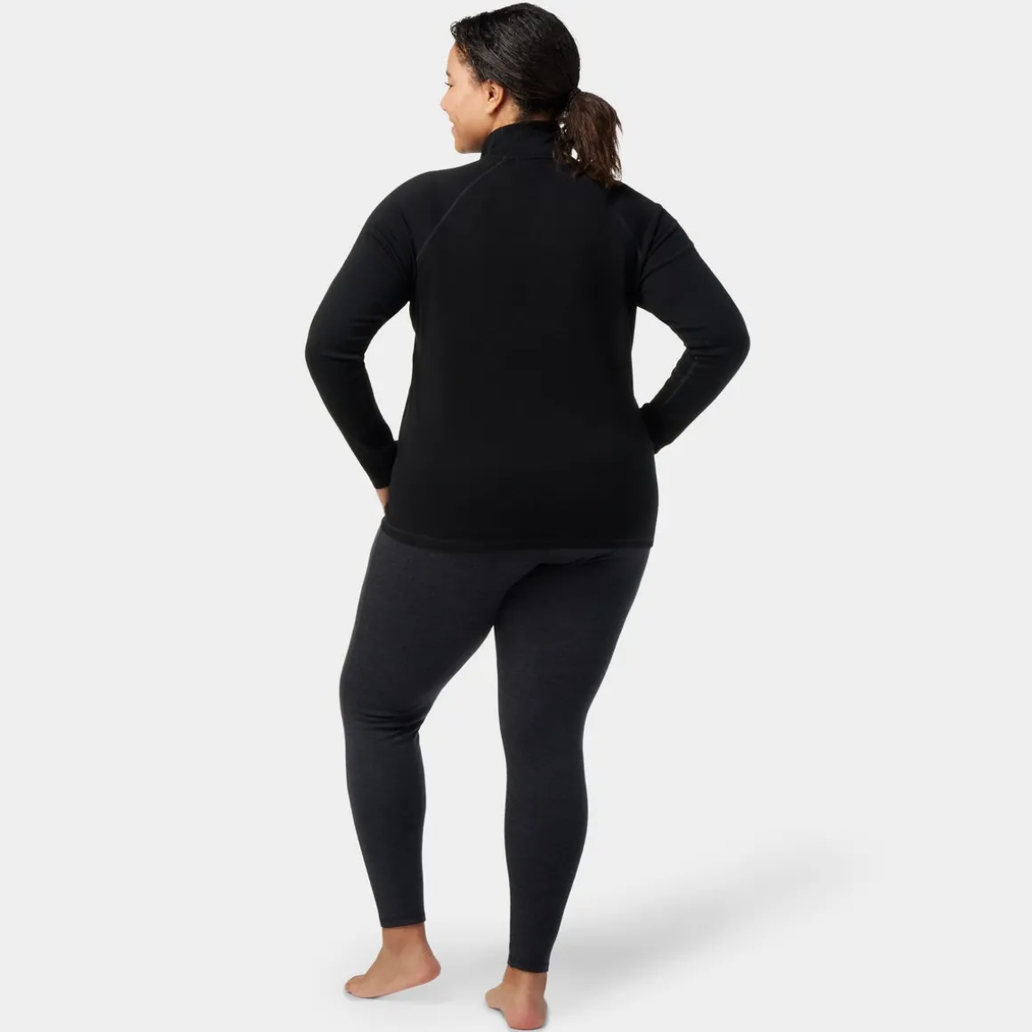 Women's Classic Thermal Merino Base Layer 1/4 Zip Plus