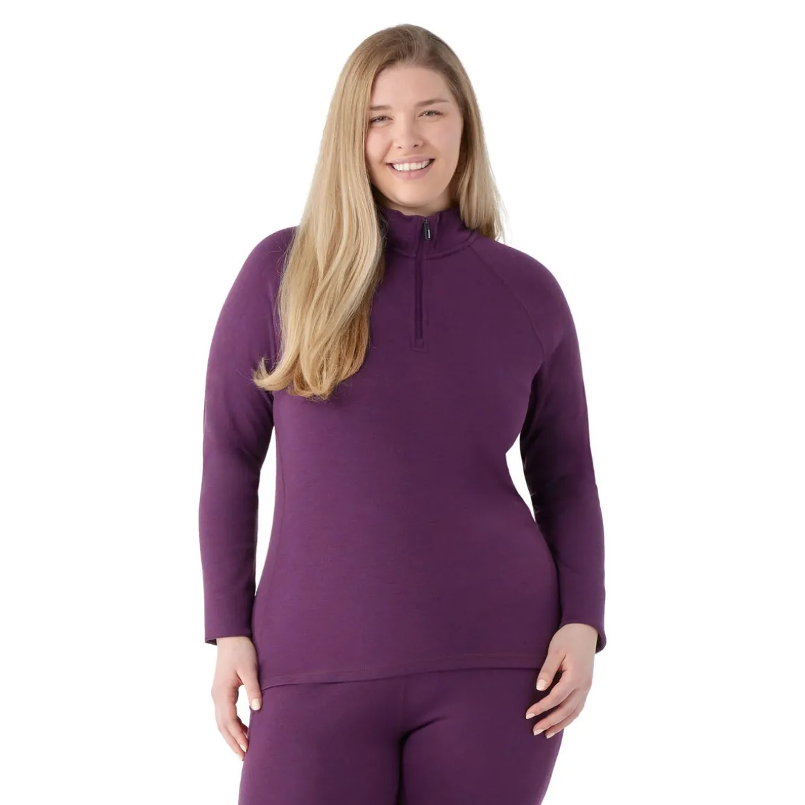 Women's Classic Thermal Merino Base Layer 1/4 Zip Plus