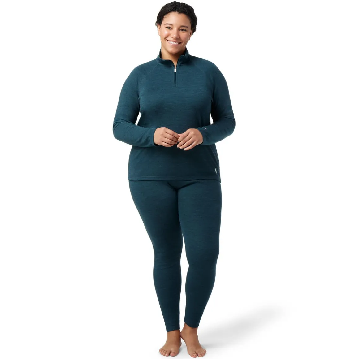 Women's Classic Thermal Merino Base Layer 1/4 Zip Plus