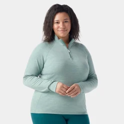 Women's Classic Thermal Merino Base Layer 1/4 Zip Plus