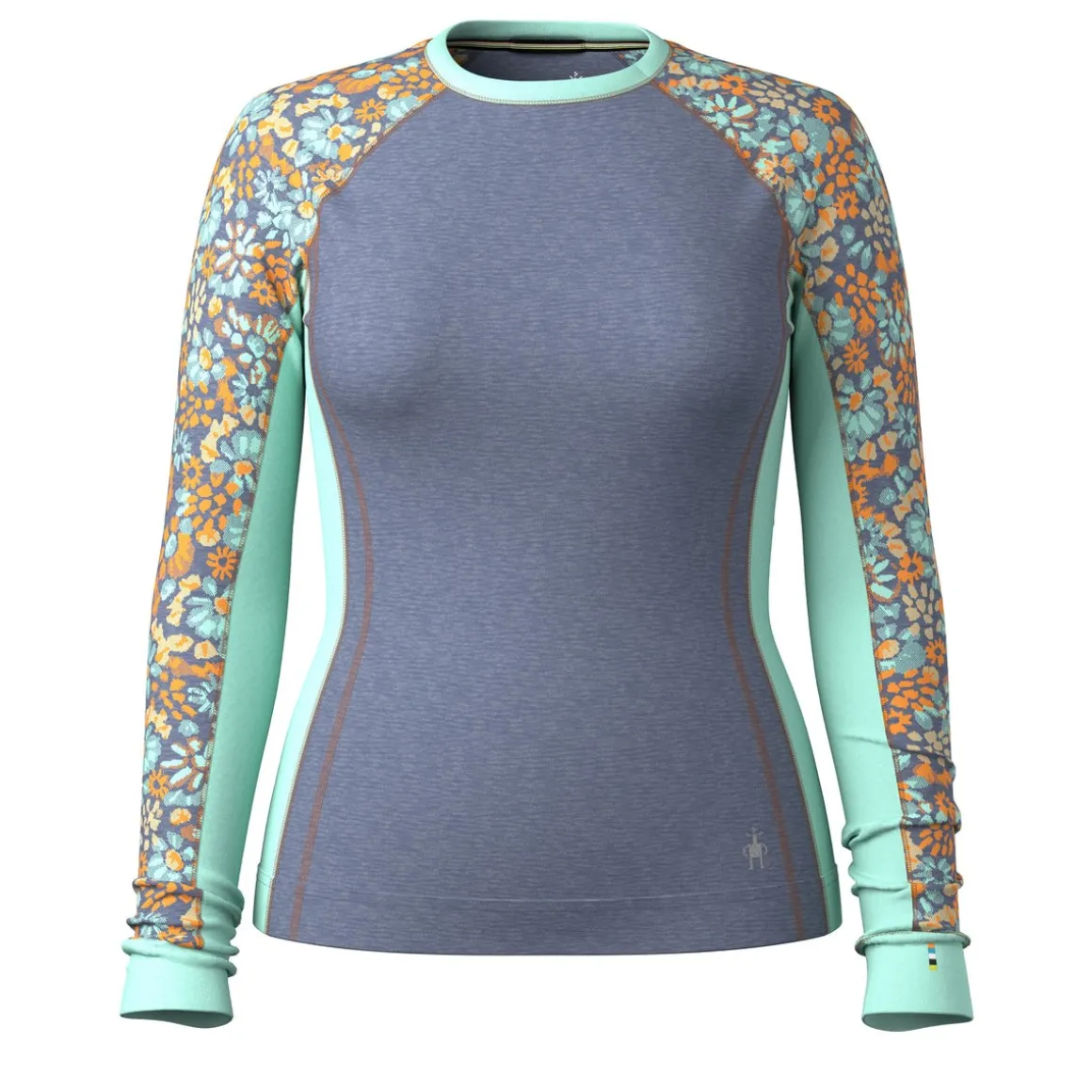 Women's Classic Thermal Merino Base Layer Colorblock Crew