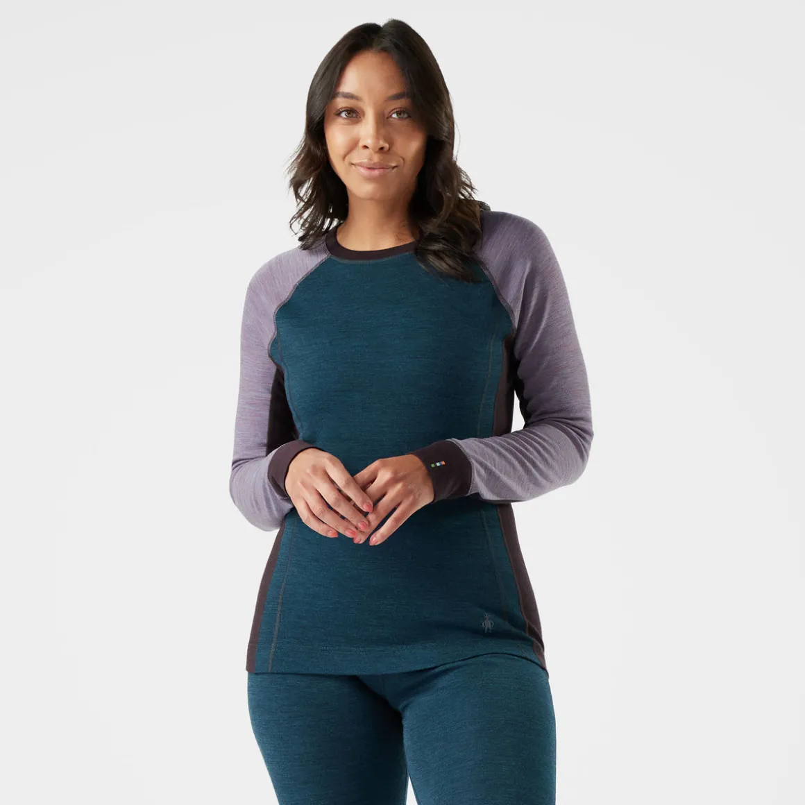 Women's Classic Thermal Merino Base Layer Colorblock Crew