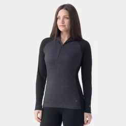 Women's Classic Thermal Merino Base Layer 1/2 Zip Hoodie