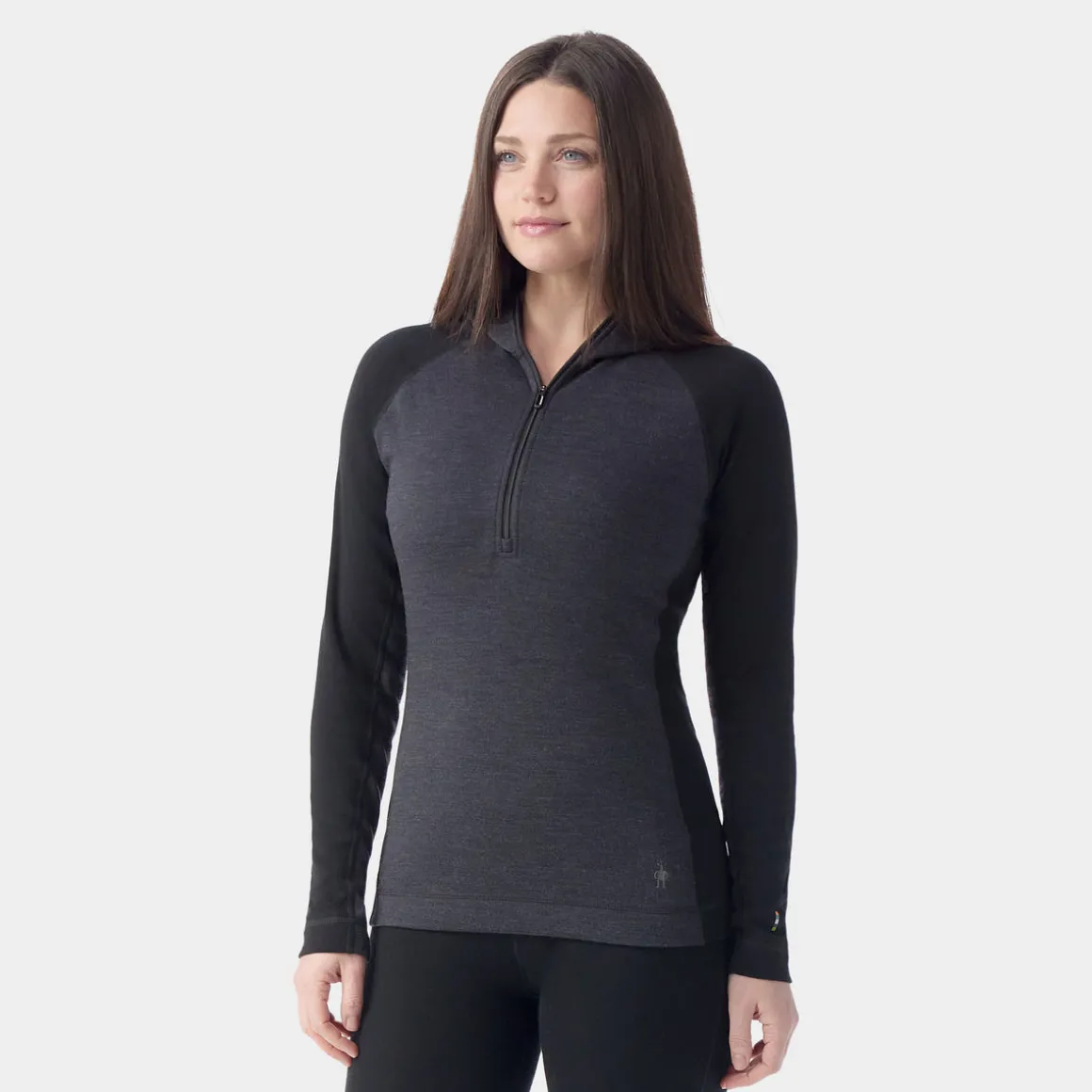Women's Classic Thermal Merino Base Layer 1/2 Zip Hoodie