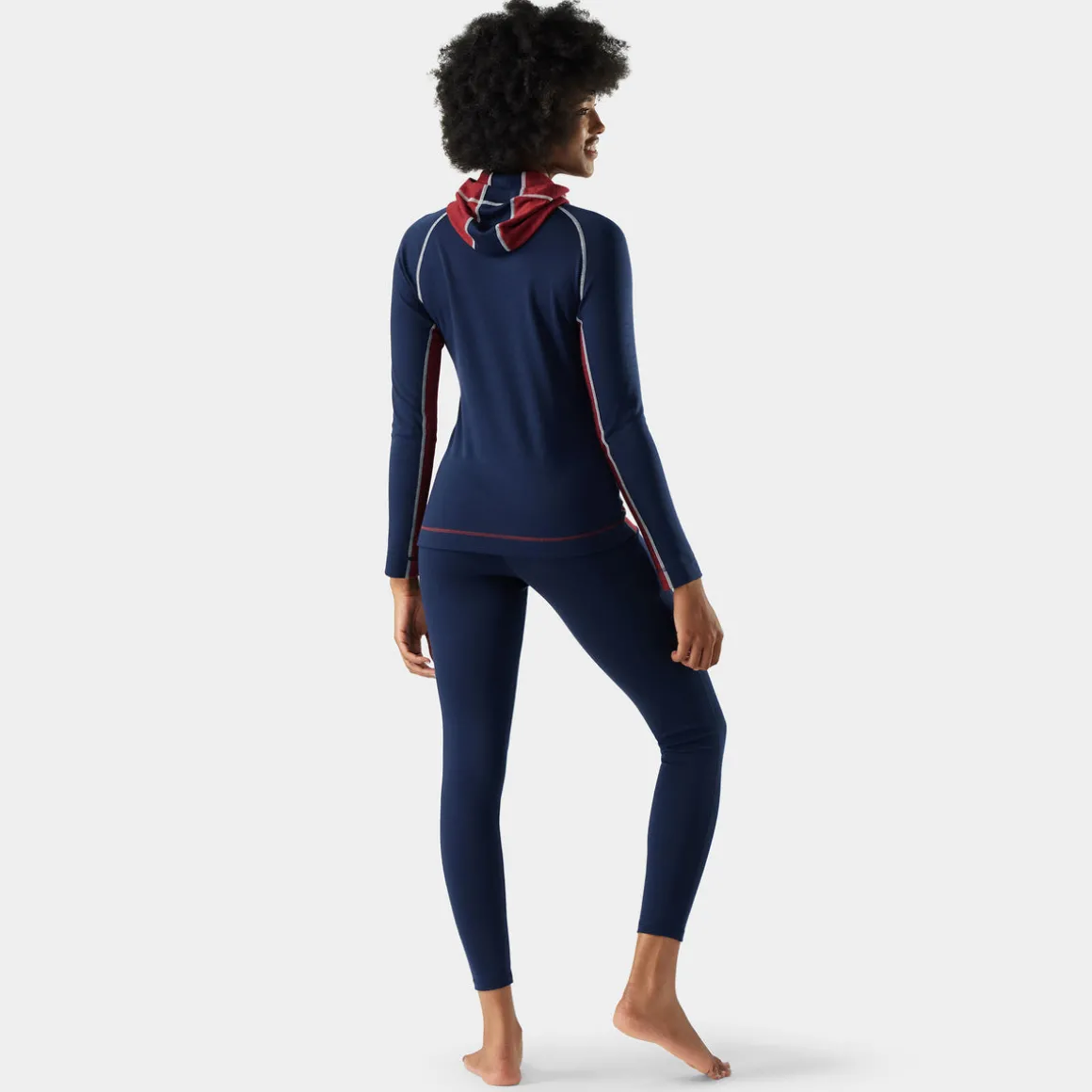 Women's Classic Thermal Merino Base Layer 1/2 Zip Hoodie