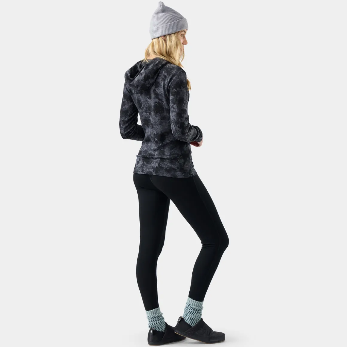 Women's Classic Thermal Merino Base Layer 1/2 Zip Hoodie