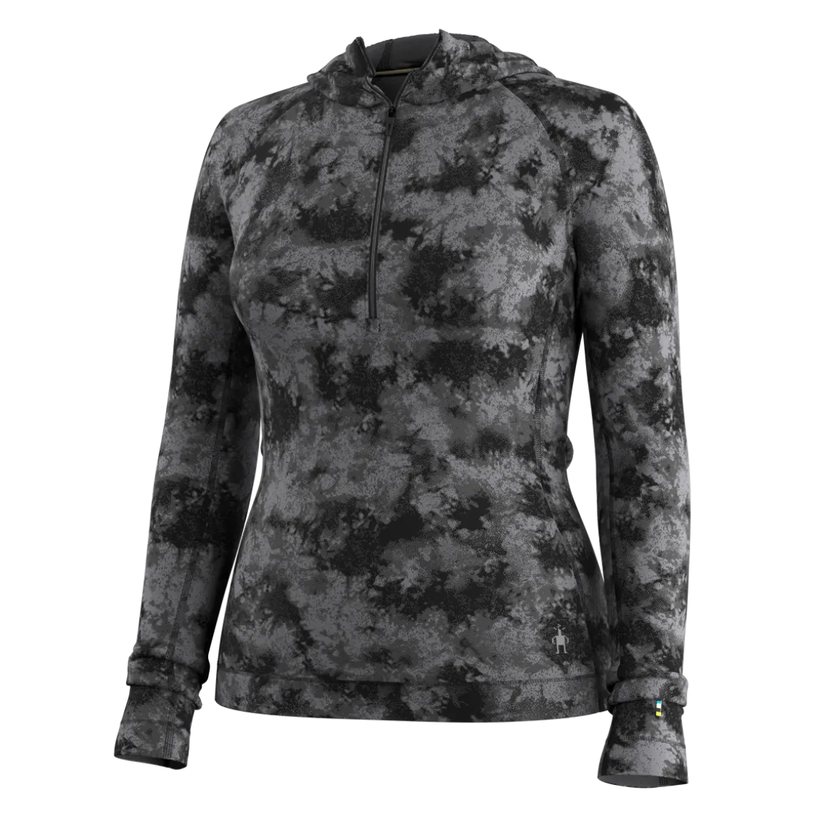 Women's Classic Thermal Merino Base Layer 1/2 Zip Hoodie
