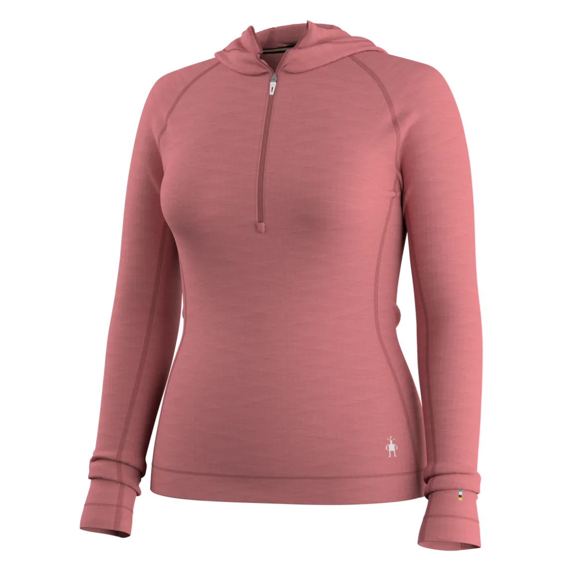 Women's Classic Thermal Merino Base Layer 1/2 Zip Hoodie