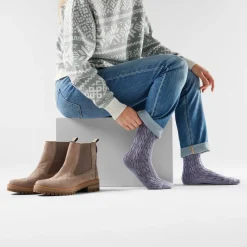 Women's Everyday Cable Crew Socks