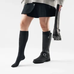 Women's Everyday Cable Knee High Socks