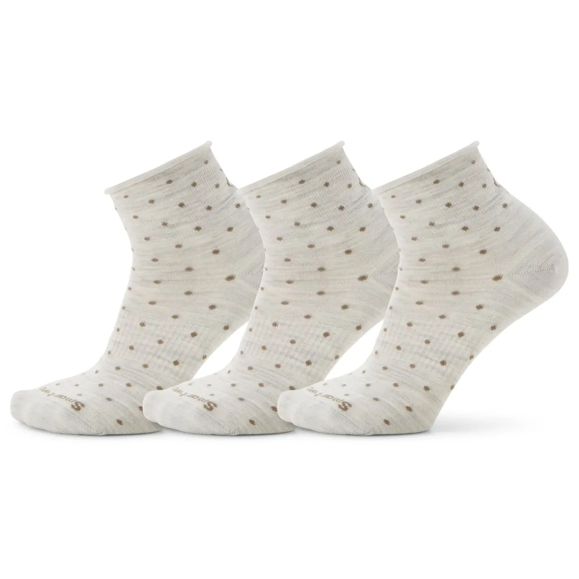 Women's Everyday Classic Dot Ankle Socks 3-Pack