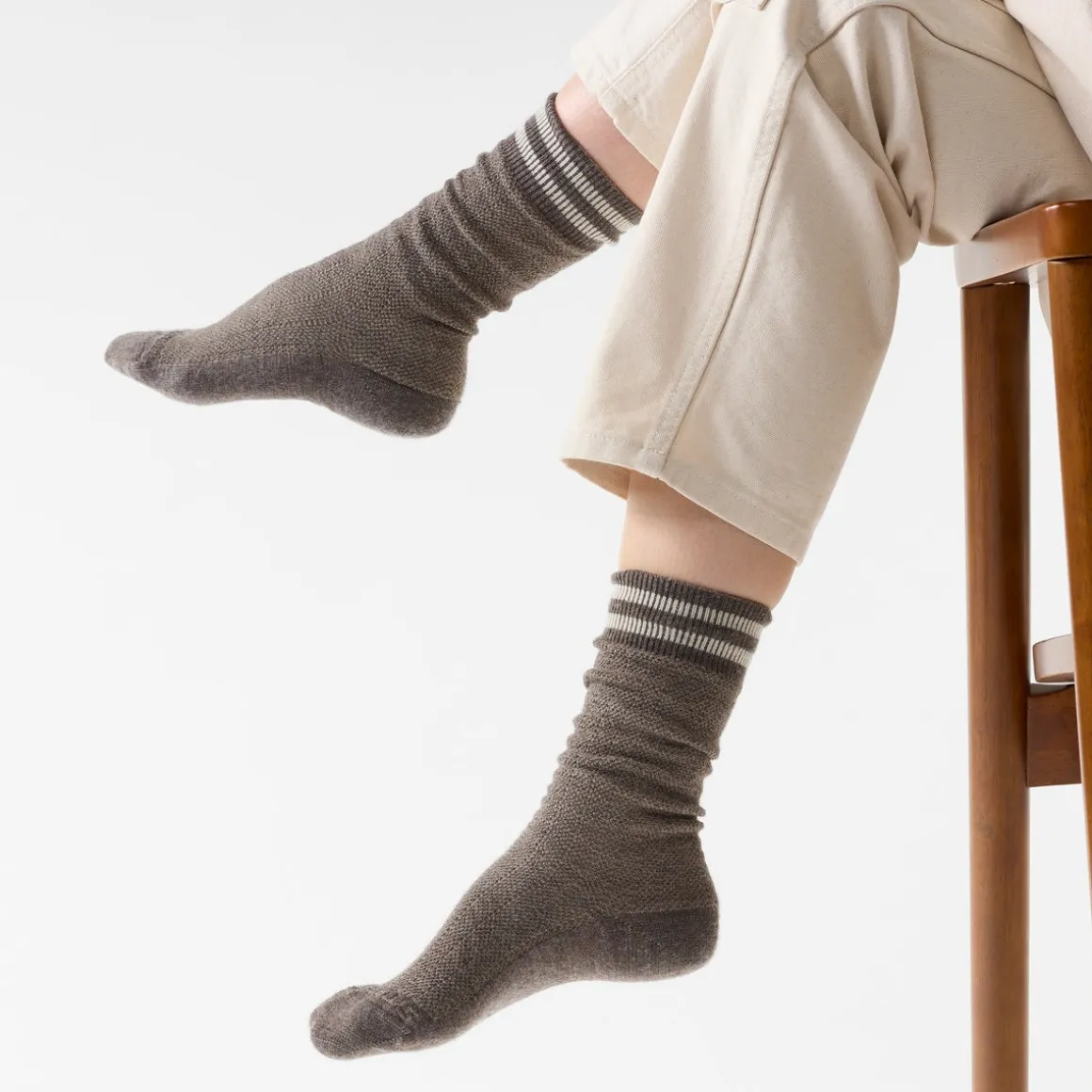 Women's Everyday Courtside Texture Tall Crew Socks