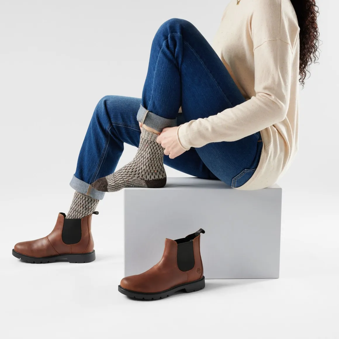 Women's Everyday Cozy Digi-Tick Crew Socks