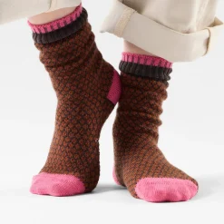 Women's Everyday Cozy Popcorn Polka Dot Crew Socks