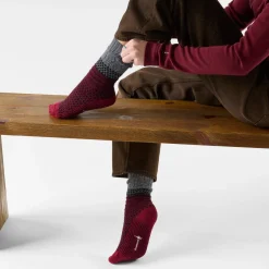 Women's Everyday Cozy Popcorn Cable Crew Socks