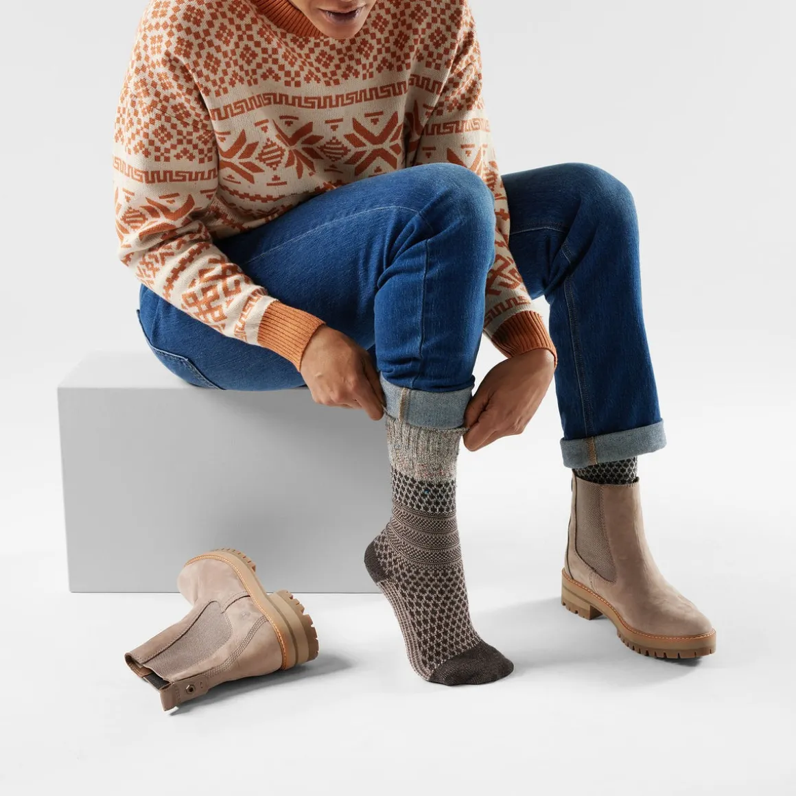 Women's Everyday Cozy Popcorn Cable Crew Socks
